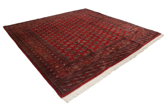 10x10 Vintage Fine Bokhara Square Carpet