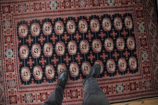 4x6 Vintage Fine Bokhara Rug