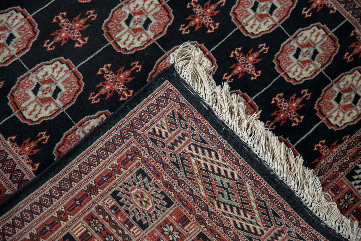 4x6 Vintage Fine Bokhara Rug