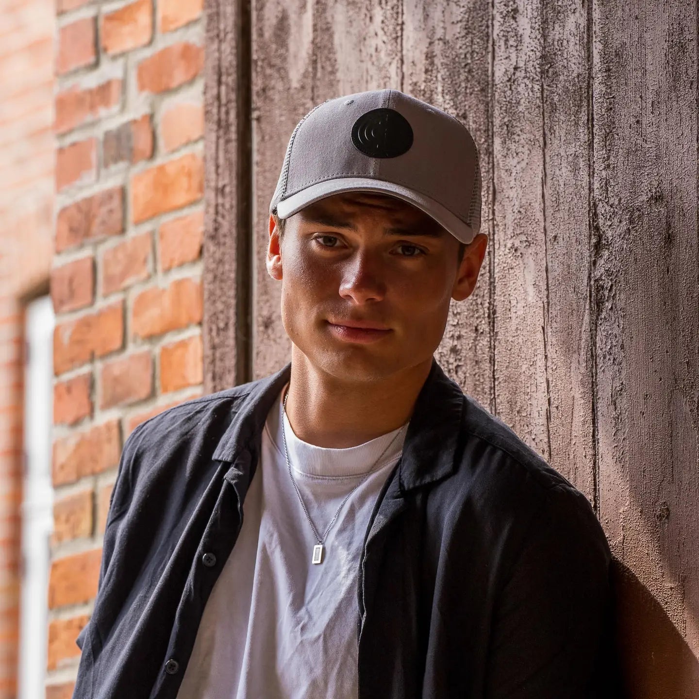 Baseball Trucker Cap - Warm Grey X Pitch Black