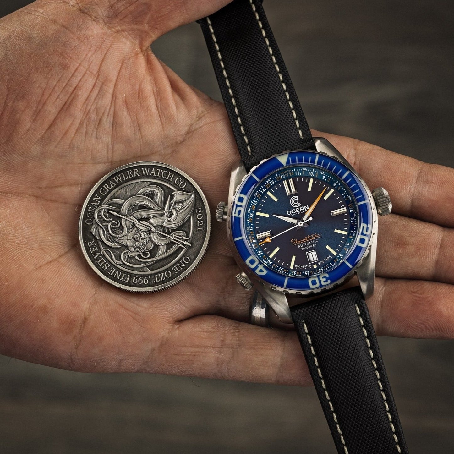 Ocean Crawler 1 oz Silver Round - Limited Edition