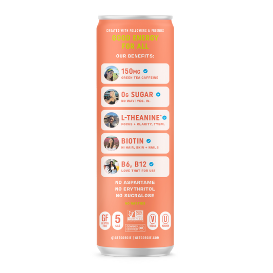 Energy Drink - Sparkling Peach Tea