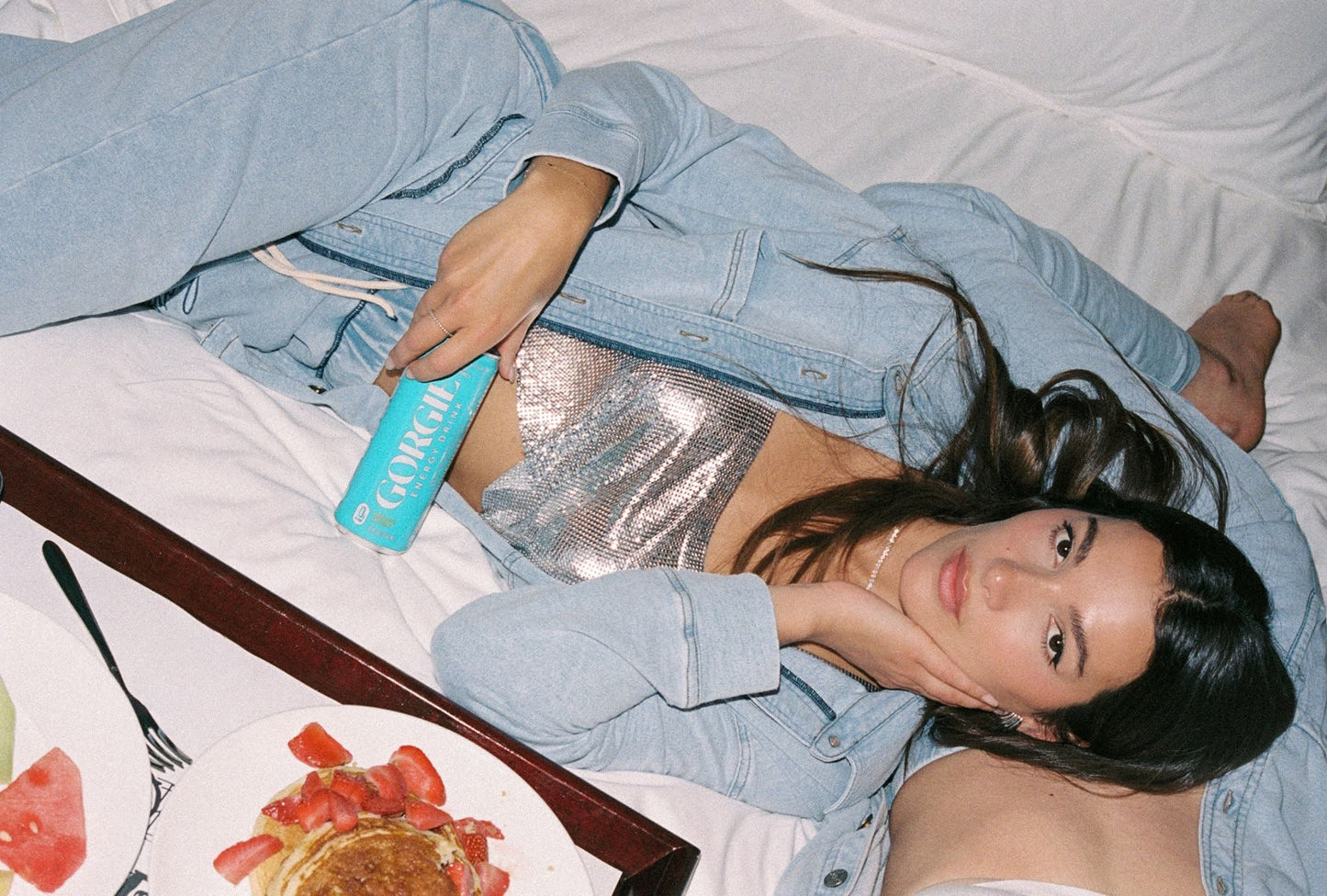 The GORGIE Terry Denim Top