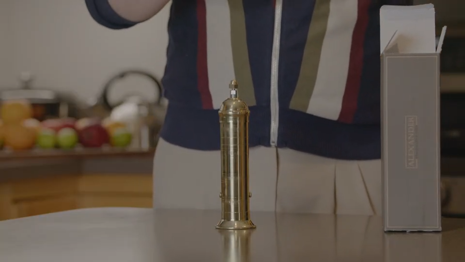 The Original 'brass Mill' - 9" Salt Grinder