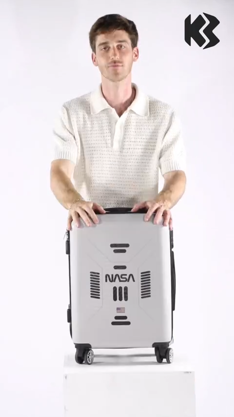 Barbie Varsity-Abs 4-Wheel Cabin Suitcase, Pink