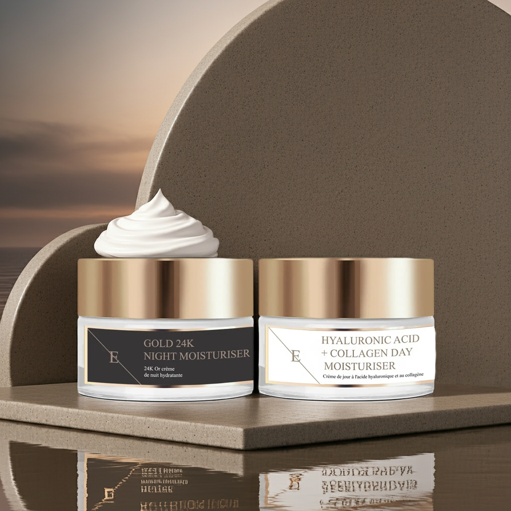 2pc 24k Gold + Collagen Cream Set