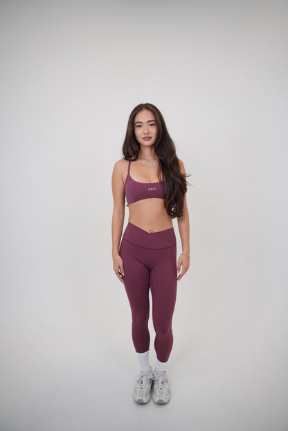 My Time Is Divine Plum Cross-Back Butter Soft Bra
