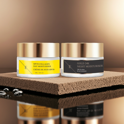 2pc SPF50 Collagen & Gold Set