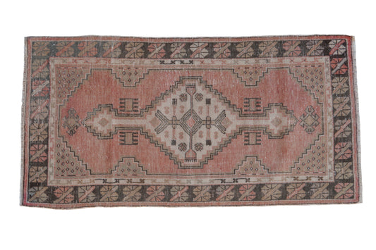 2.5x5 Vintage Distressed Oushak Rug Runner