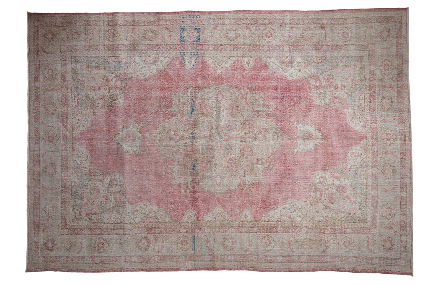 RESERVED 7x10.5 Vintage Distressed Sparta Carpet