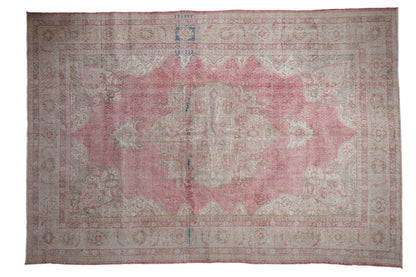 RESERVED 7x10.5 Vintage Distressed Sparta Carpet
