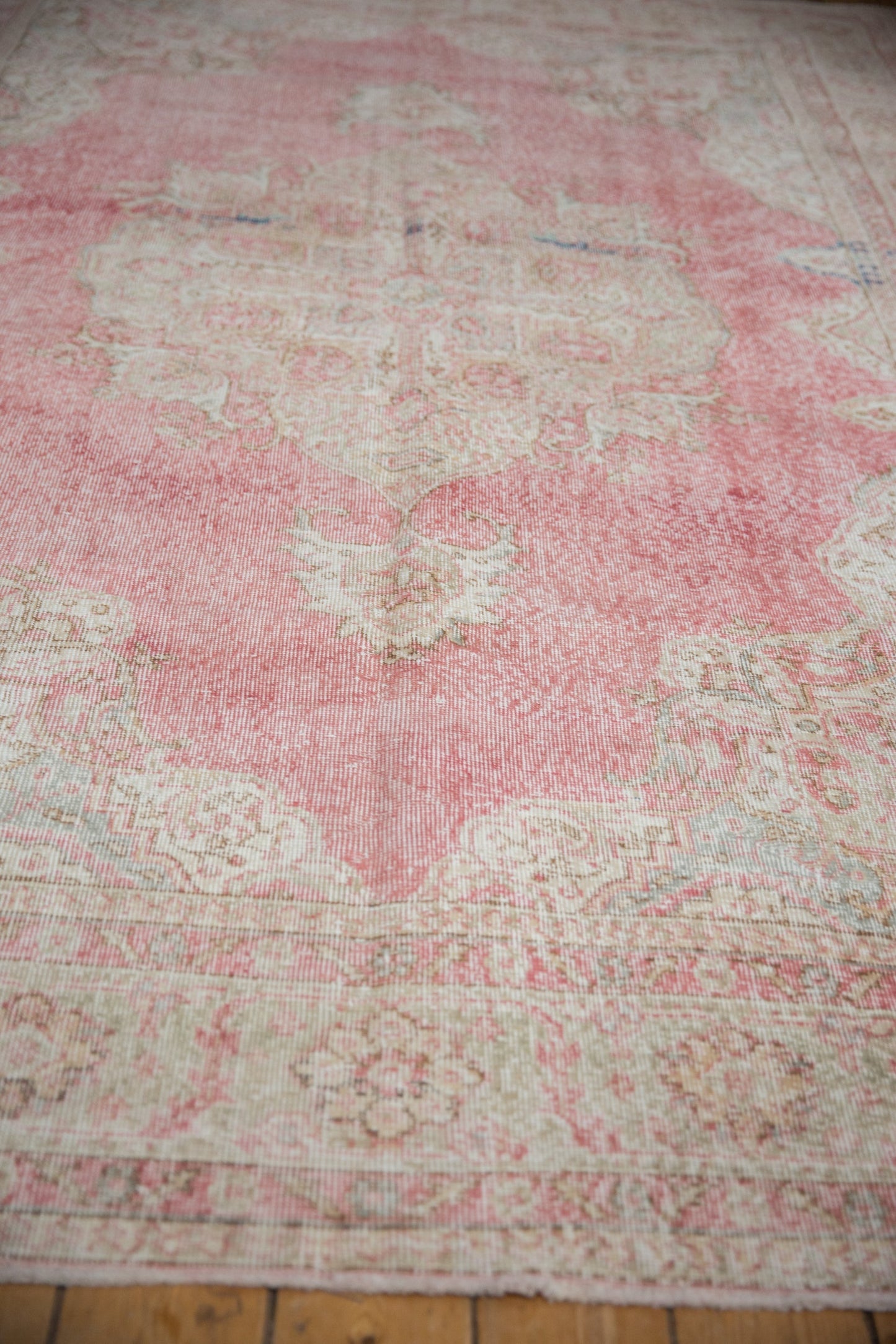 RESERVED 7x10.5 Vintage Distressed Sparta Carpet