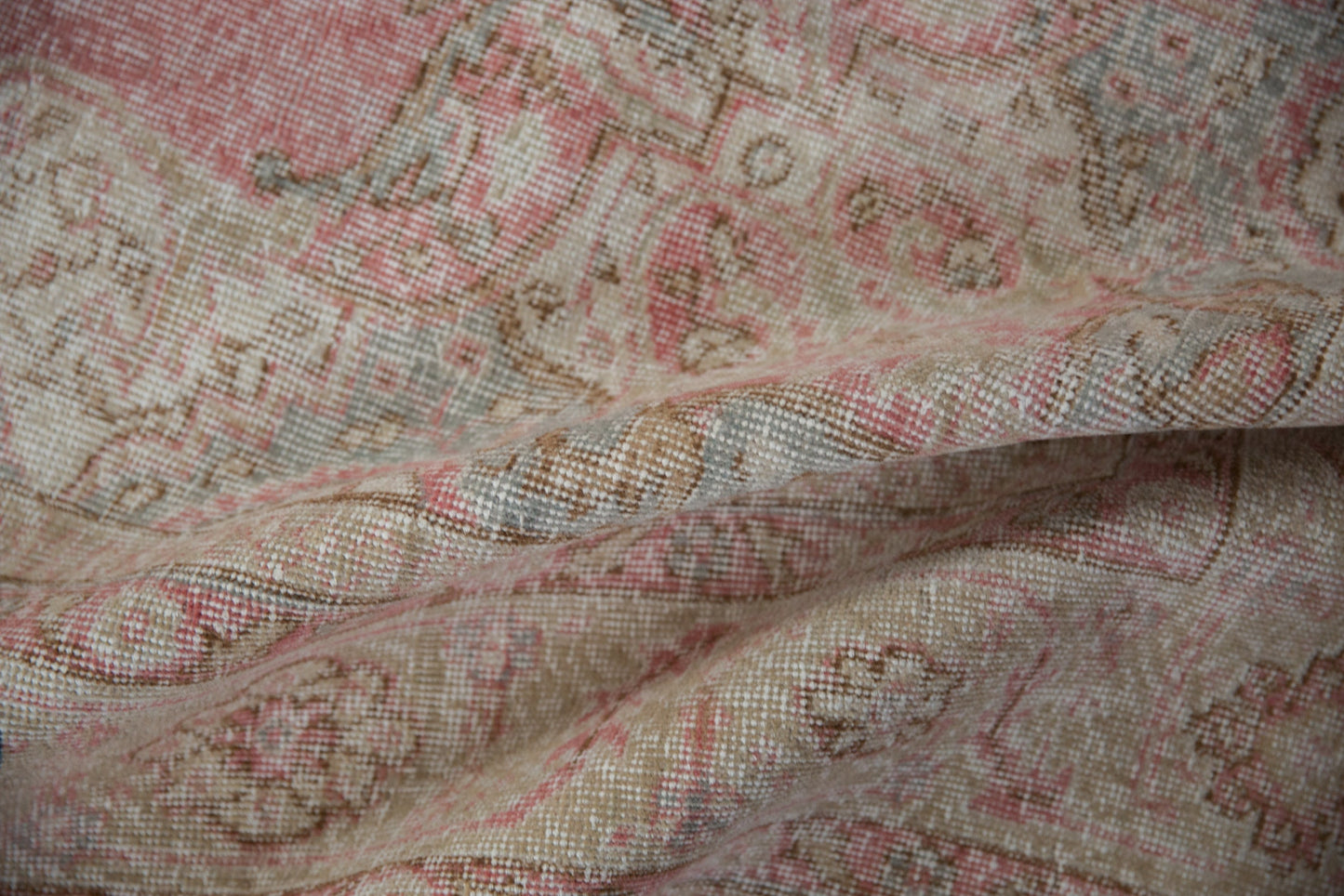 RESERVED 7x10.5 Vintage Distressed Sparta Carpet