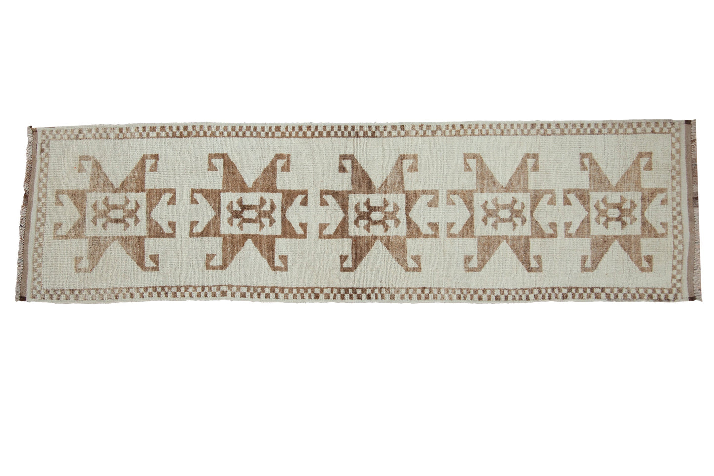 3x12 Vintage Distressed Kurd Rug Runner