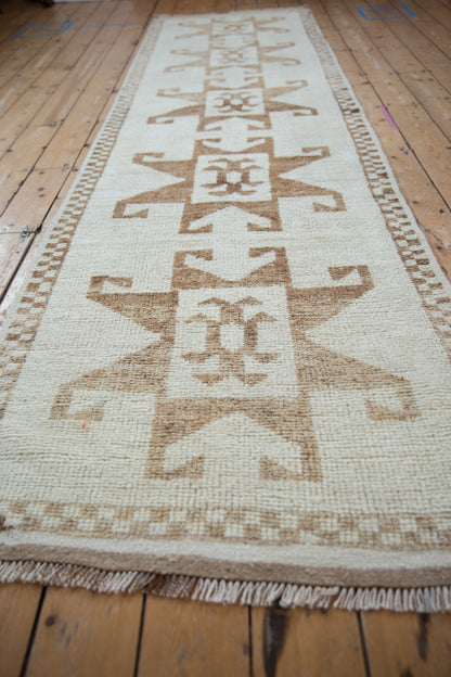 3x12 Vintage Distressed Kurd Rug Runner
