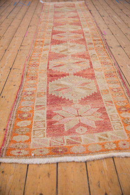 2.5x12 Vintage Distressed Kurd Rug Runner