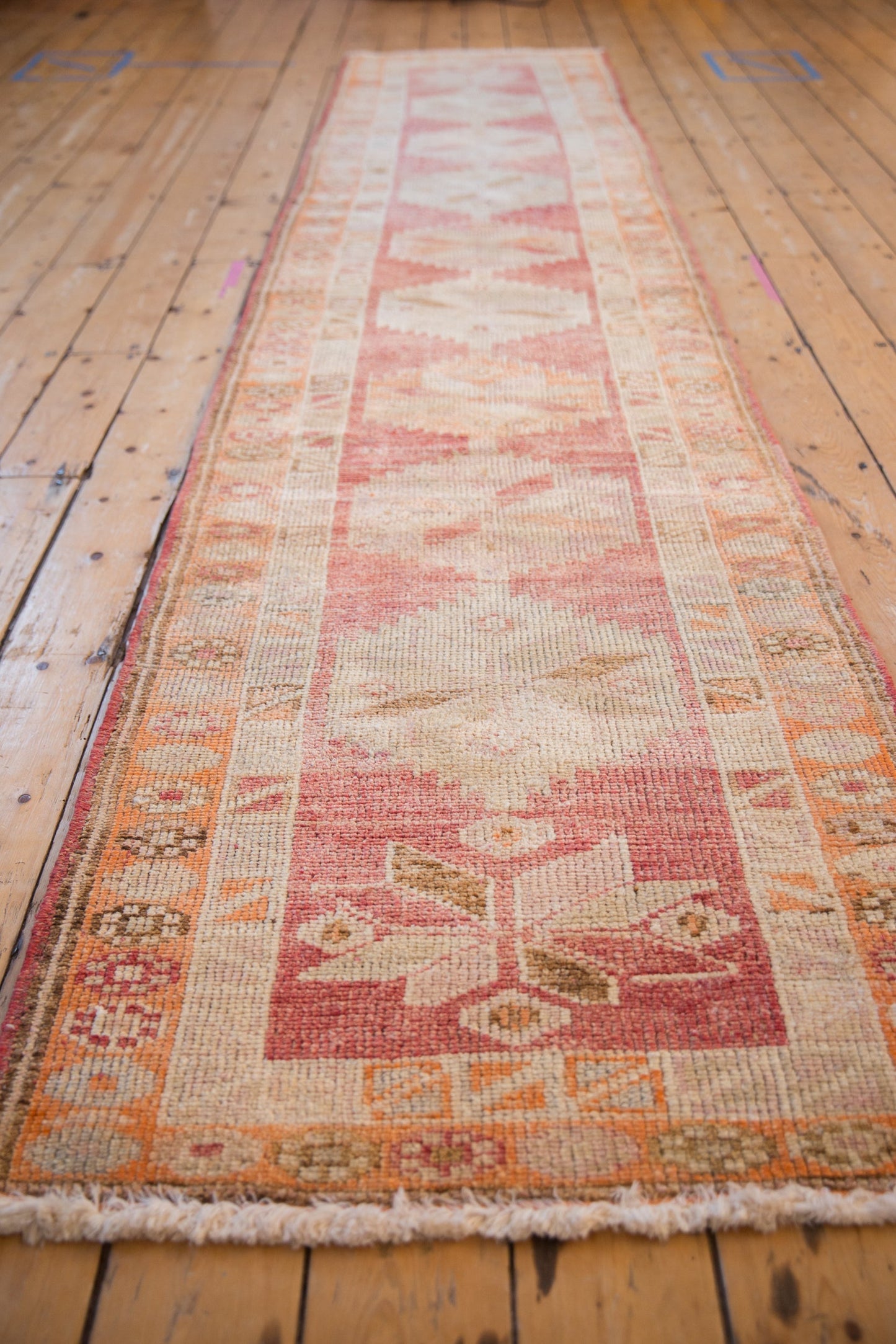 2.5x12 Vintage Distressed Kurd Rug Runner