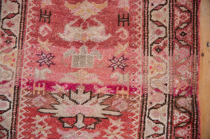 3x13.5 Vintage Distressed Kurd Rug Runner
