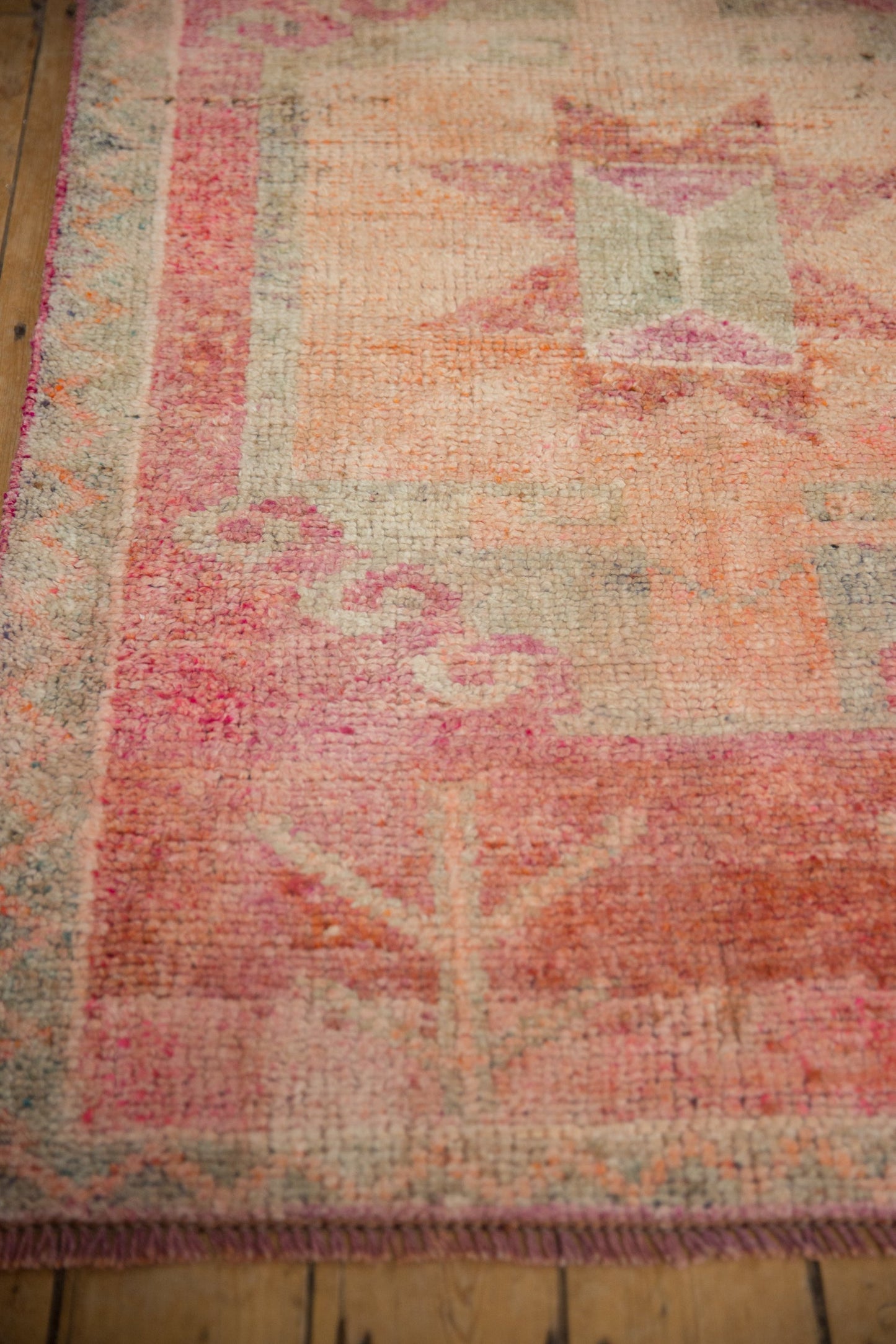 3.5x10.5 Vintage Distressed Kurd Rug Runner