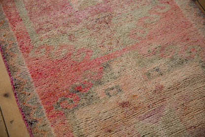 3.5x10.5 Vintage Distressed Kurd Rug Runner