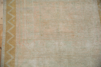 3.5x9.5 Vintage Distressed Oushak Rug Runner