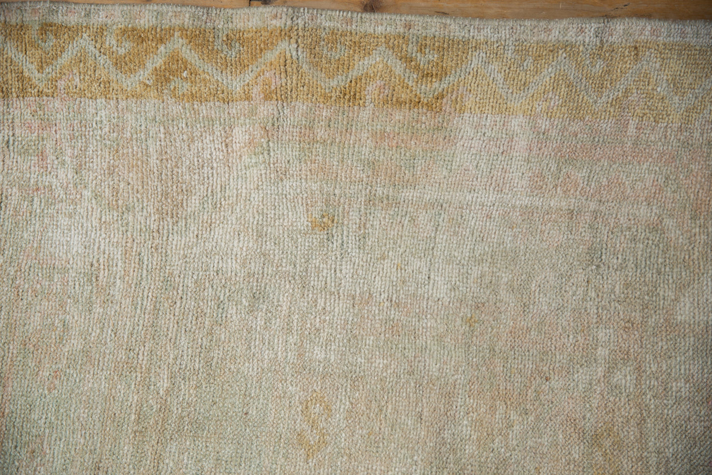 3.5x9.5 Vintage Distressed Oushak Rug Runner