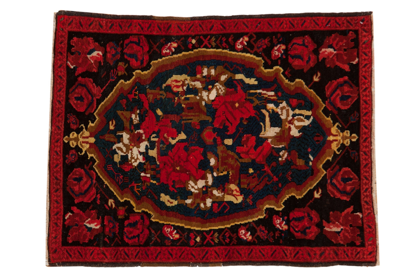 2.5x3.5 Vintage Karabagh Rug