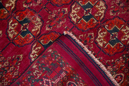3.5x4 Vintage Turkmen Square Rug