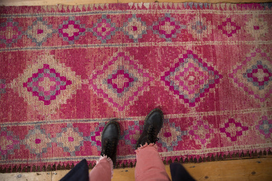 3x10.5 Vintage Distressed Kurd Rug Runner