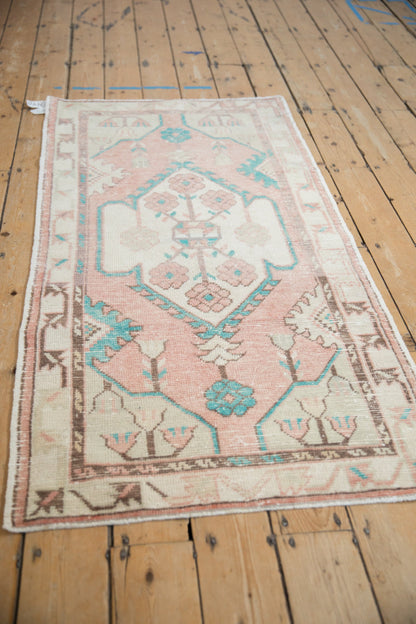 3x5.5 Vintage Distressed Oushak Rug