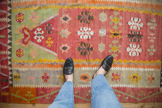 4x7 Vintage Turkish Kilim Rug