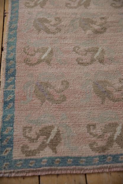 2.5x4.5 Vintage Distressed Oushak Rug