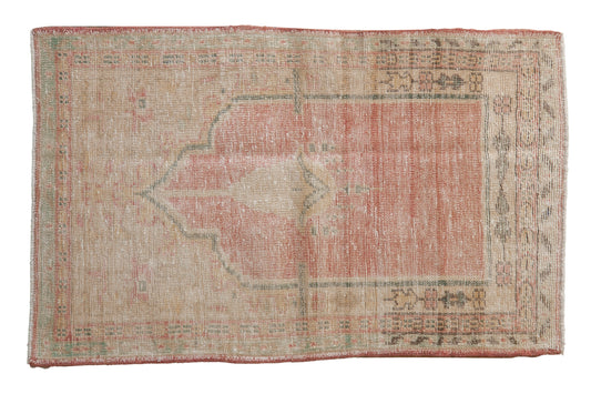3x4.5 Vintage Distressed Oushak Rug