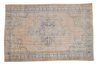6x9.5 Vintage Distressed Oushak Carpet