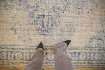 6x9.5 Vintage Distressed Oushak Carpet