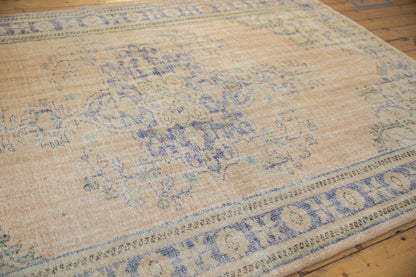 6x9.5 Vintage Distressed Oushak Carpet
