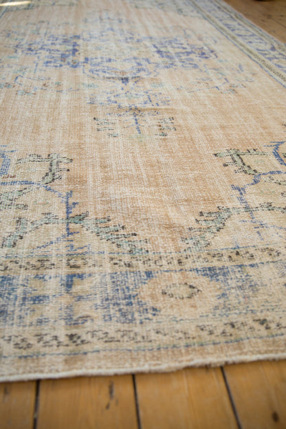 6x9.5 Vintage Distressed Oushak Carpet