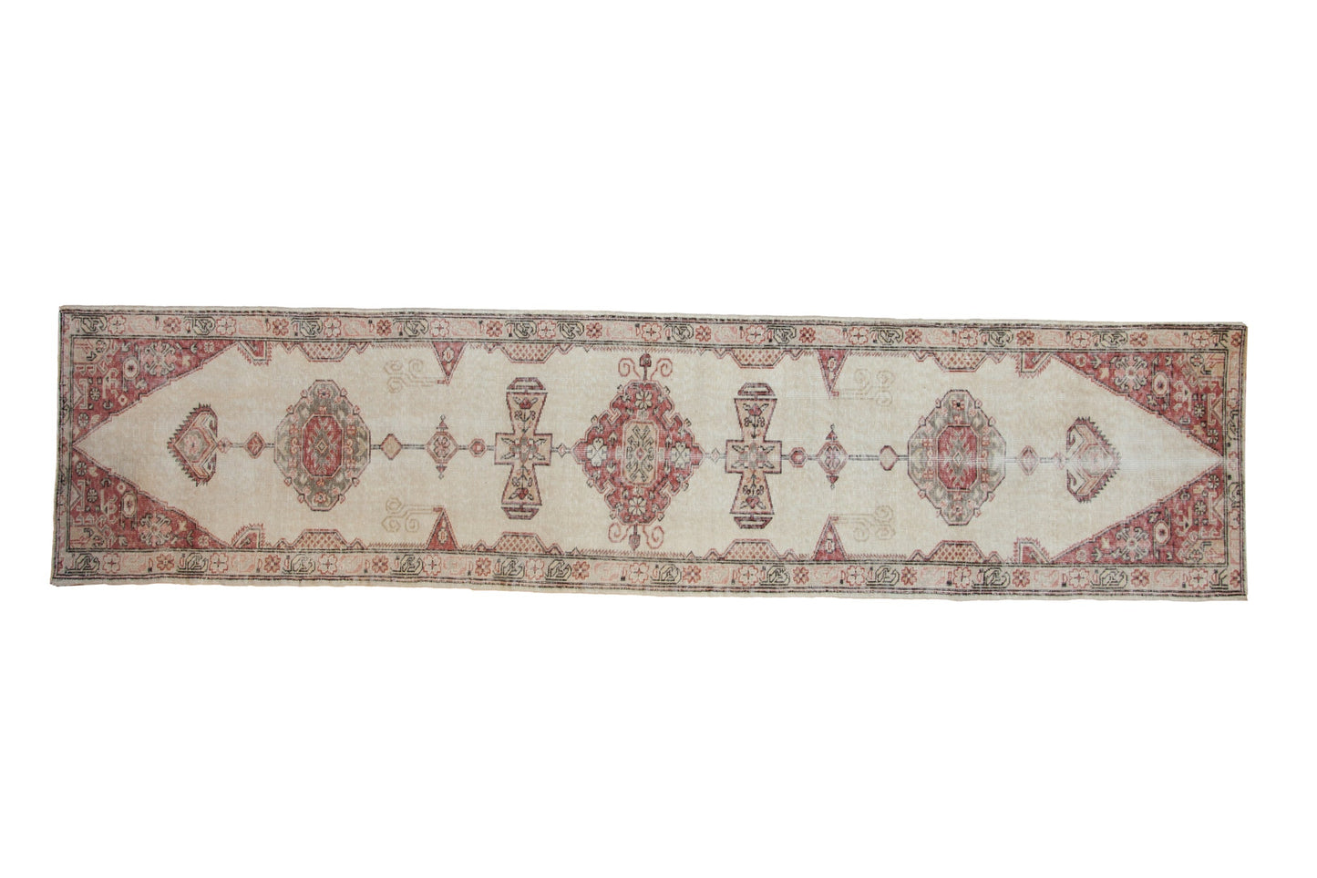 2.5x11 Vintage Distressed Sparta Rug Runner