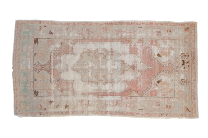 2.5x5 Vintage Distressed Oushak Rug Runner