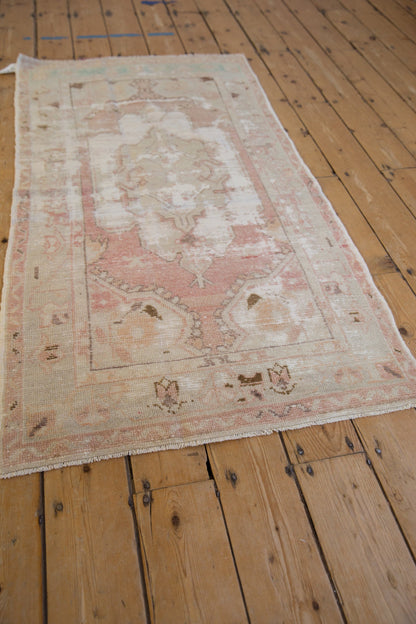 2.5x5 Vintage Distressed Oushak Rug Runner