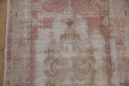 2.5x5 Vintage Distressed Oushak Rug Runner