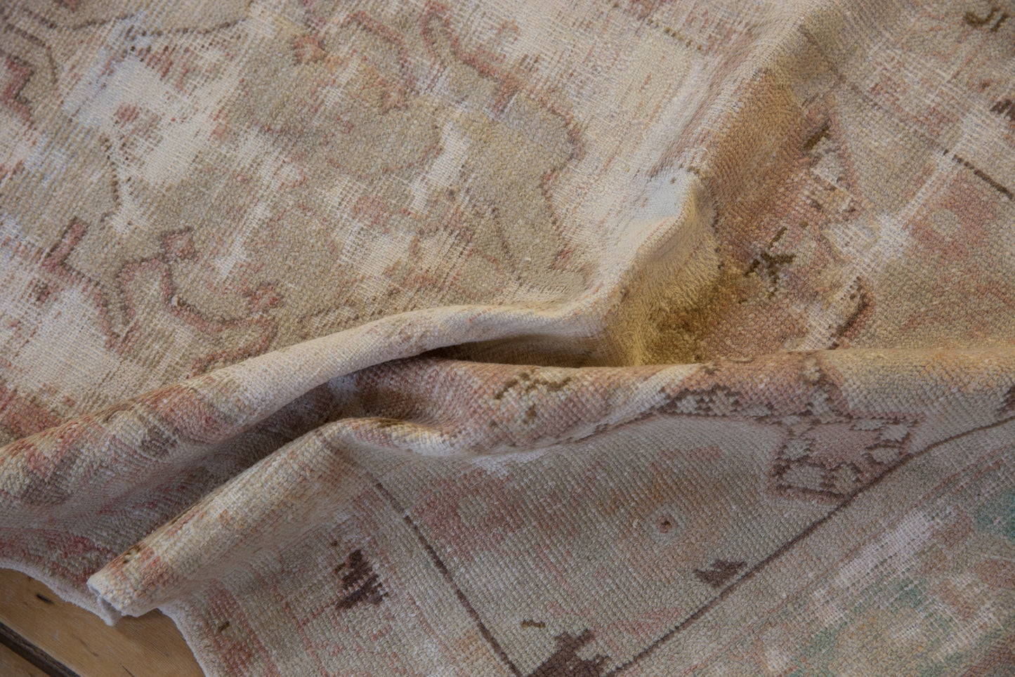 2.5x5 Vintage Distressed Oushak Rug Runner