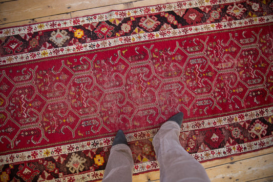 3.5x13 Vintage Anatolian Rug Runner