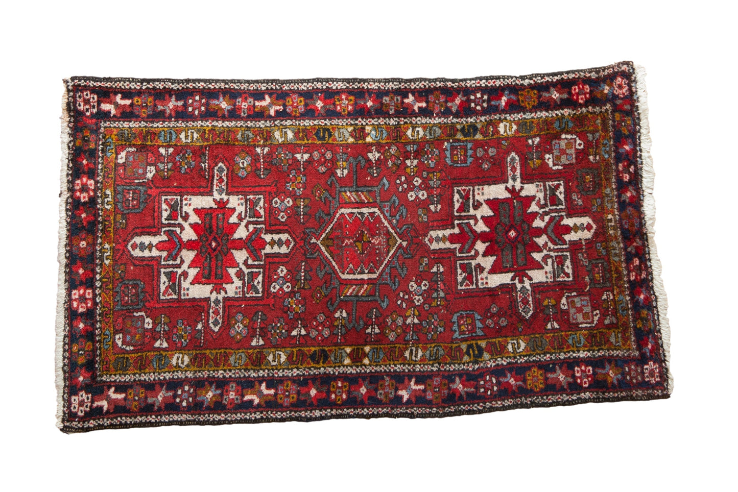 2.5x4.5 Vintage Fine Karaja Rug