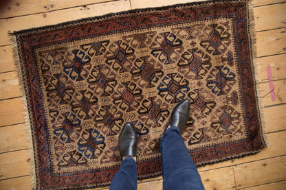 3x4 Vintage Belouch Square Rug