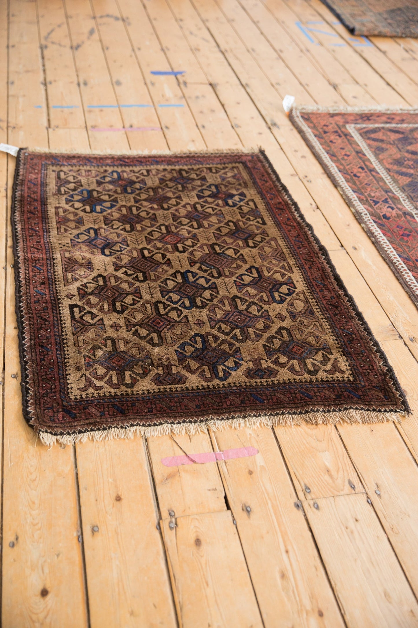 3x4 Vintage Belouch Square Rug