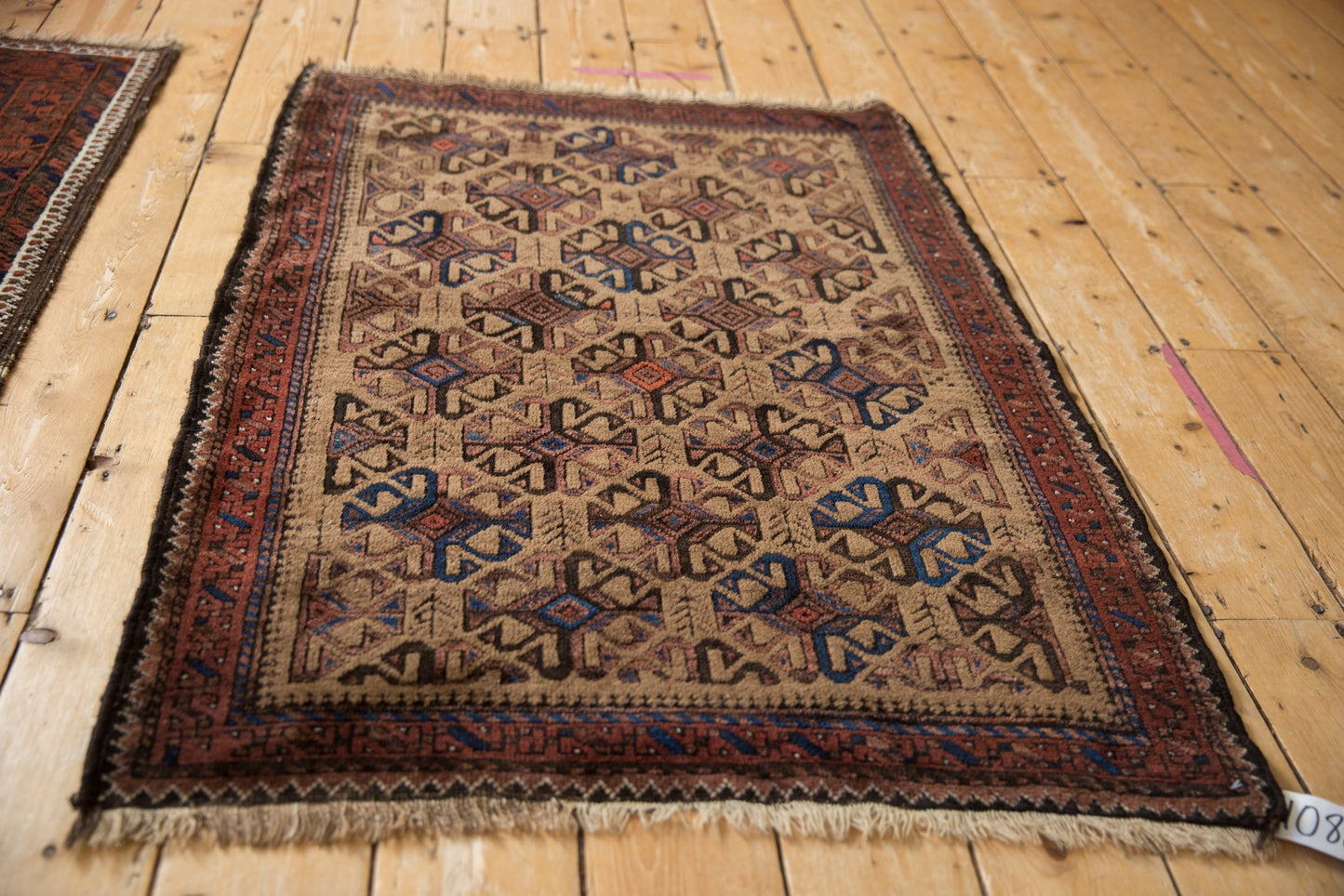 3x4 Vintage Belouch Square Rug