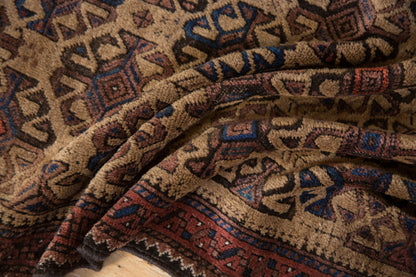 3x4 Vintage Belouch Square Rug