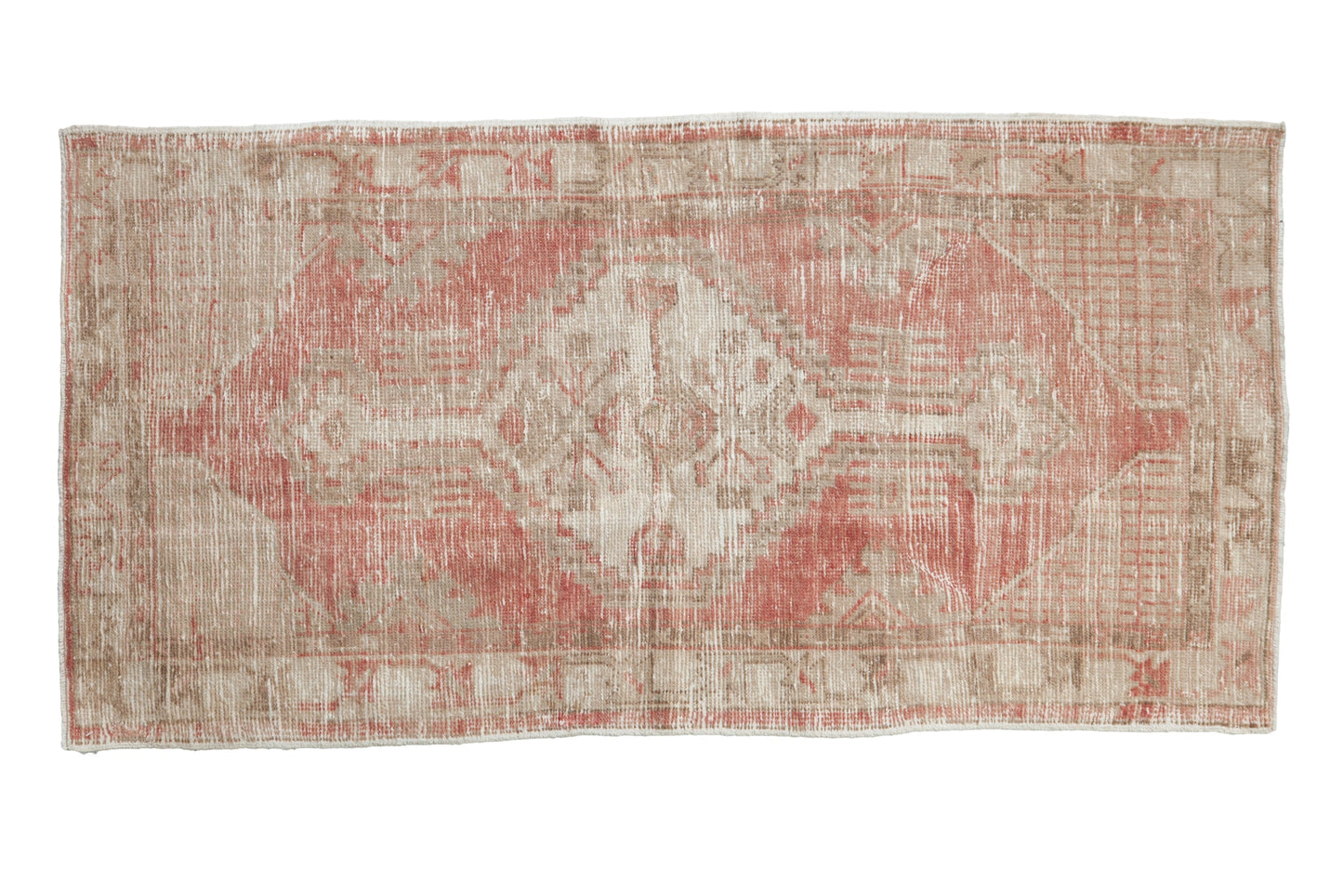 2.5x5.5 Vintage Distressed Oushak Rug Runner