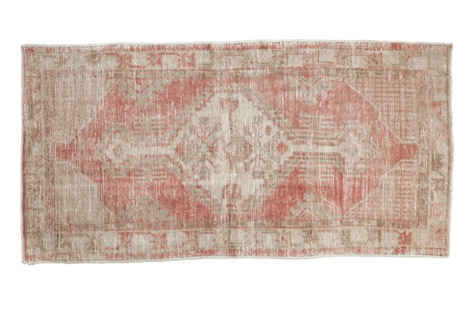 2.5x5.5 Vintage Distressed Oushak Rug Runner